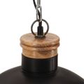 vidaXL Industriálna závesná lampa 32 cm, čierna E27