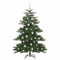 vidaXL Umelý Sklápací Vianočný Stromček Zelená 150 cm PVC a oceľ