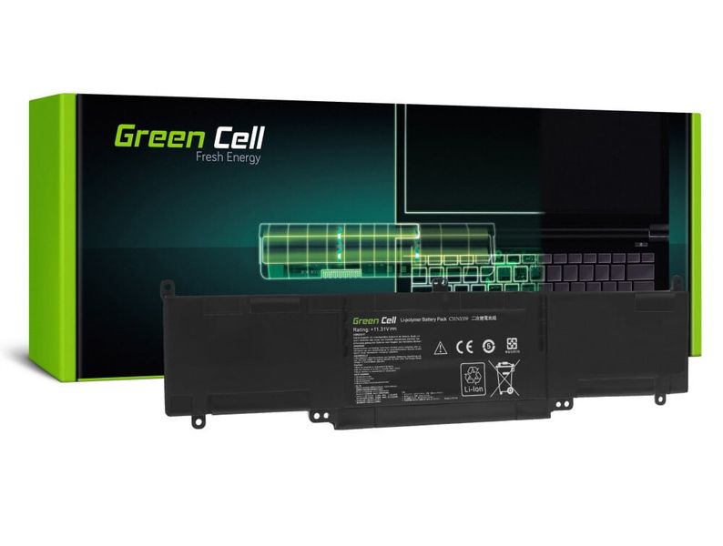 Green CellAS132 batéria pre Asus ZenBook UX303 UX303U UX303UA UX303UB UX303L Transformer Book TP300L