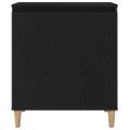 vidaXL Servírovacia skriňa Čierny dub 60 x 35 x 70 cm Kompozitné drevo