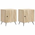 vidaXL Nočný stolík 2 ks Dub sonoma 43 x 34,5 x 50 cm Kompozitné drevo