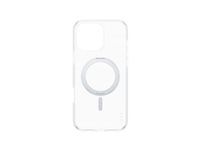 PanzerGlass čirý kryt Apple iPhone 16 Pro Max so sivým MagSafe KickStand 360° otočným stojanom