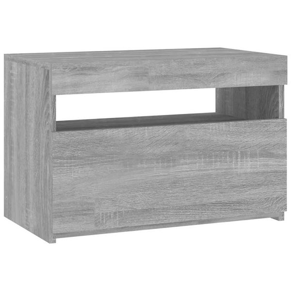 vidaXL TV skrinka s LED, sivý dub sonoma 60x35x40 cm