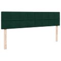 vidaXL Osmanský rám postele s matracom tmavozelená 180x200 cm zamat