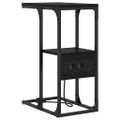 vidaXL Nočný stolík Čierny dub 41,5 x 26 x 60,5 cm Kompozitné drevo