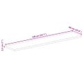 vidaXL Stolová doska 140x60x2,5 cm obdĺžnik masívna akácia