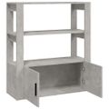 vidaXL Komoda betónovo sivá 80x30x90 cm spracované drevo