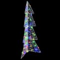 vidaXL Vianočný stromček 100 LED Viacfarebný 120 cm Akryl