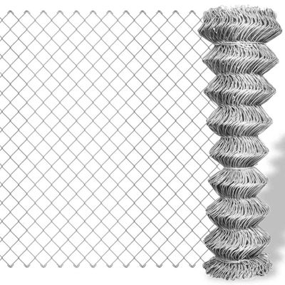 vidaXL Drôtené pletivo, pozinkovaná oceľ 25x1 m, strieborné