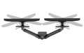 Neomounts DS65S-950BL2 Neomounts NEXT One SL Desk Mount, double display, sliding VESA (topfix clamp/grommet), black Držák, VESA, stolní, pro 2 ploché/zakrivené monitory, úhloprícka 24–34", náklon 140°, otácení 180°, rotace 180°, nosnost 22kg, ce