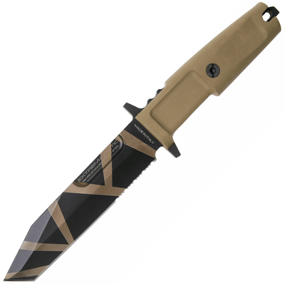 Extrema Ratio 04.1000.0092/DW FULCRUM S DESERT WARFARE taktický nôž 15cm, piesková, Forprene, puzdro