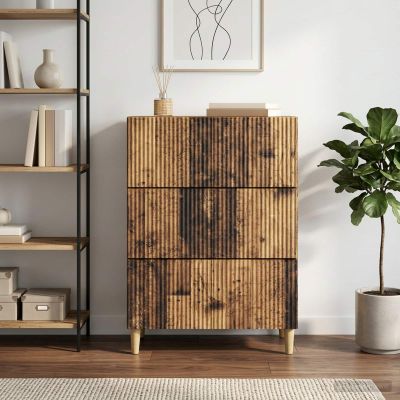 vidaXL Zásuvkový kabinet 66 x 34,5 x 90 cm Kompozitné drevo