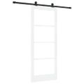 vidaXL Posuvné dvere ORKDAL 83 x 202 cm Biela a čierna