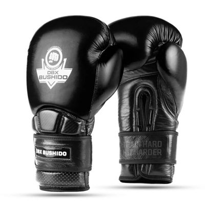 Boxerské rukavice DBX BUSHIDO Warrior BLACK 14 oz