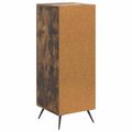 vidaXL Servírovacia skriňa Dymový dub 33 x 34,5 x 90 cm