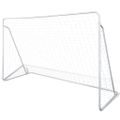vidaXL Futbalové bránky oceľové 2 ks 240x90x150 cm
