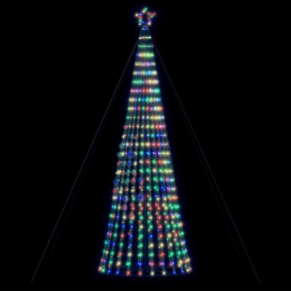 vidaXL LED vianočný stromček 1028 LED farebné 403 cm