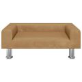 vidaXL Pelech pre psa hnedý 70x45x26,5 cm zamat