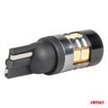 LED žiarovky CANBUS T10 W5W 9 SMD 3030 Biela 12V 24V AMiO-04241