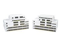Cisco Business 250 Series CBS250-24FP-4G - Prepínac - L3 - inteligentní - 24 x 10/100/1000 (PoE+) + 4 x gigabitu SFP - Lze montovat do rozvadece - PoE+ (370 W) - repasováno
