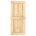vidaXL Posuvné dvere 90 x 210 cm Masívne borovicové drevo (neupravené)