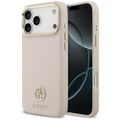 Puzdro Guess pre iPhone 17 Pro Max HC MAGSAFE PU S GRAINED PU STRASS LOGO ružové
