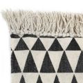 vidaXL Kilim koberec červeno/biely 120x180 cm bavlnený vzorovaný
