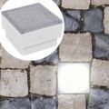 vidaXL Podlahové LED svetlá, 12 ks, 100x100x68 mm