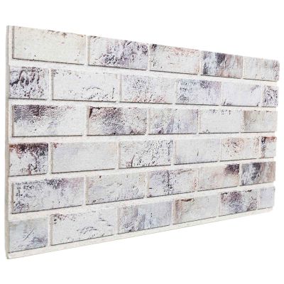 vidaXL Nástenné panely 10 pcs Svetlošedá a čierna 100 x 50 cm EPS pena