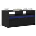 vidaXL Konferenčný stolík Čierny dub 90 x 50 x 45 cm Kompozitné drevo