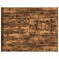 vidaXL Rám postele s úložným prostorem Dymová dub 150 x 200 cm