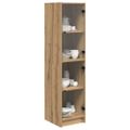 vidaXL Highboard Remeselný dub 35 x 37 x 142 cm Kompozitné drevo