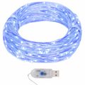 vidaXL LED mikro svetelná reťaz 40 m 400 LED modrá 8 funkcií