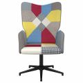 vidaXL Relaxačné kreslo patchwork látka
