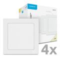 Modee LED Štvorcový LED panel - montovateľný 12W 1320lm neutrálna biela P4 (ML-LPS4000K12WPN)