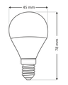 LED žiarovka Trixline 6W 564lm E14 P45 6500K