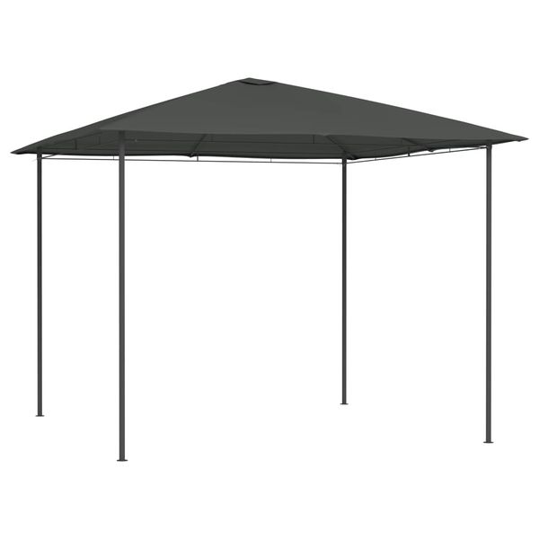 vidaXL Altánok 3x3x2,6 m antracitový 160 g/m²