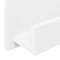 vidaXL Regál na časopisy Biela 51 x 11 x 102 cm Kompozitné drevo
