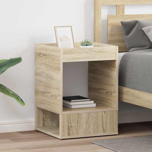 vidaXL Koncový stôl 2 pcs Sonoma dub 40 x 40 x 56 cm Kompozitné drevo