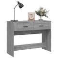 vidaXL Konzolový stolík sivý sonoma 100x39x75 spracované drevo