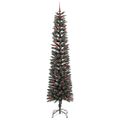 vidaXL Umelý vianočný stromček Zelená 240 cm PVC, plast a oceľ
