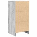 vidaXL Komoda sivá sonoma 37,5x35x76 cm kompozitné drevo