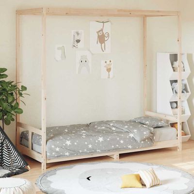 vidaXL Rám detskej postele 80x200 cm masívna borovica