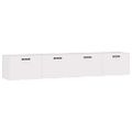 vidaXL Nástenné skrinky 2 ks lesklé biele 100x36,5x35 cm sprac. drevo