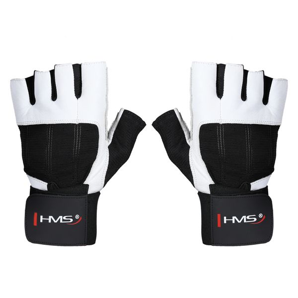 Fitness rukavice HMS RST04 biele
