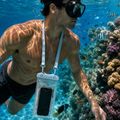 Waterproof case rainbow light blue