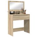 vidaXL Toaletné stolíky do spálne Sonoma dub 80 x 39,6 x 135 cm