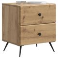 vidaXL Nočný stolík 2 ks Dub artisan 43 x 34,5 x 47,5 cm