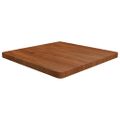 vidaXL Štvorcová stolová doska tmavohnedá 70x70x4 cm lakovaný dub
