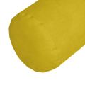 vidaXL Podložkové vankúše 2 pcs Žltá Ø 25 x 70 cm Kordúrová tkanina